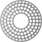 Ekena Millwork Fink Architectural Grade PVC Pierced Ceiling Medallion, Antiqued Pale Gold, 30"OD x 10 7/8"ID x 1"P CMPP30FFAPG - alternate 2